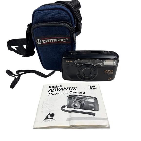 Kodak Advantix 4100ix Zoom 35mm APS Film Camera with Case & Manual – Tested - Picture 1 of 11